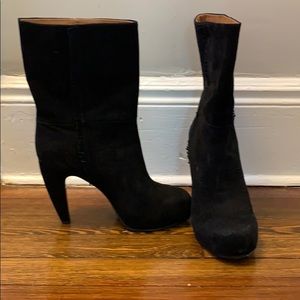 & Other Stories Black Suede Boots